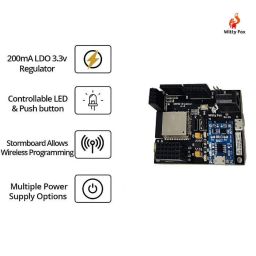 Witty Fox - ESP32 Storm Board with On-Board Li-ion Battery & Wireless Programming image 4