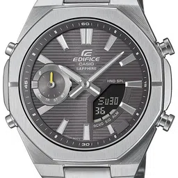 CASIO Men Dial & Stainless Steel Cuff Straps Analogue and Digital Watch ED650 image 2