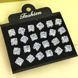 Honbon Women Silver Earrings-56