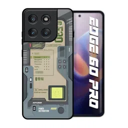 QRIOH Unisex Motorola Edge 60 Pro Typography Art Station Shockproof Glass Back Case-picture-13