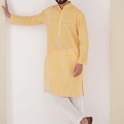 NERO Men Thread Work Kurta-image-48