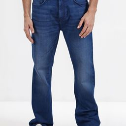 Celio Men Jean Bootcut Mid-Rise Light Fade Stretchable Jeans-image-52