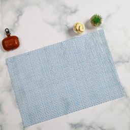 OBSESSIONS 6-Pcs Blue PVC Rectangle PVC Waterproof Dining Table Placemats-image-85