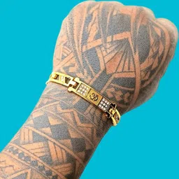 Dynamic Retail Global Men Gold-Plated Link Bracelet-picture-27