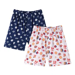 Honeyhap Boys Pack Of 2 Printed Pure Cotton Boxers 18254594-image-34
