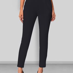 Dream Beauty Fashion Women High-Rise Easy Wash Pleated Formal Trousers-picture-48