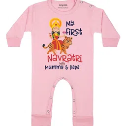 Arvesa My First Navratri Printed Bodysuit-51