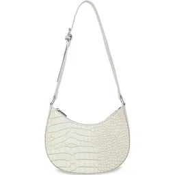 Fastrack PU Half Moon Shoulder Bag with Tasselled-20