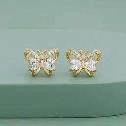 Kushal's Fashion Jewellery Gold-Plated Party Trendy Zircon Classic Studs Earrings-picture-17