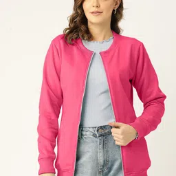 BRINNS Women Fleece Open Front Jacket-image-29