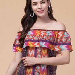 Hive91 Print Off-Shoulder Top-picture-12