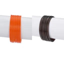 1ST TIME Women Orange Bangle-image-56