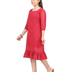 BAESD Georgette A-Line Midi Dress-picture-37