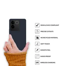 SPRIG Solid Printed Back Case Mobile Accessories image 2