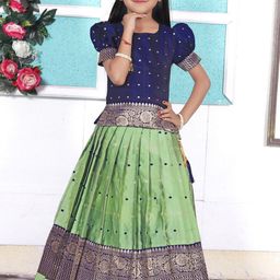 FELIZ THE DESIGNER STUDIO Girls Ready to Wear Lehenga &-image-82