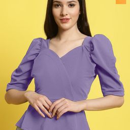 Metronaut Women Pack Of 2 Sweetheart Neck Crop Top-image-72