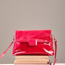 DressBerry Red Structured Sling Bag with Bow Detail-picture-19