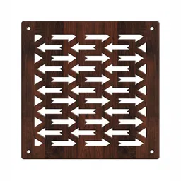 RANDOM Brown Geometric Window Blinds image 3