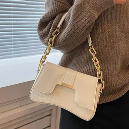 LULU & SKY Colourblocked PU Oversized Structured Handheld Bag with Cut Work image 3