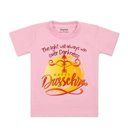 Arvesa Kids Typography Printed Applique T-shirt-43