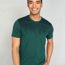 WROGN Men Striped Round Neck Cotton T-shirt-image-48