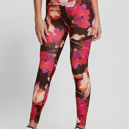 Guess Women High-Rise Ankle Length Floral Tights-image-8