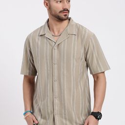 SHOWOFF Men Standard Opaque Striped Casual Shirt-image-44