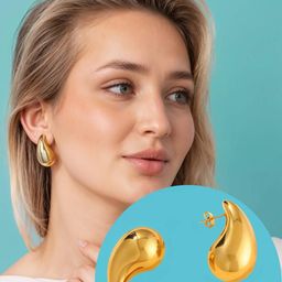 Elegant Gold-Plated Earrings-image-48