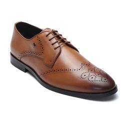 BRITMEN Men Textured Leather Derbys-image-63