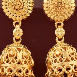 Anouk Set Of 4 Gold-Plated Rectangle Shaped Drop Earrings image 2
