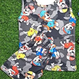 BAESD Kids Printed T-shirt with Shorts-image-79