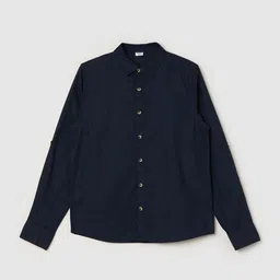 max Boys Spread Collar Solid Cotton Casual Shirt-picture-31