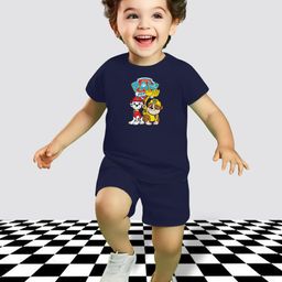 MGRS Unisex Kids Printed T-shirt with Shorts-image-109