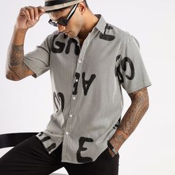 BS BLUE SQUAD Men India Slim Tailored Fit Vertical Striped Spread Collar Casual Shirt-image-84