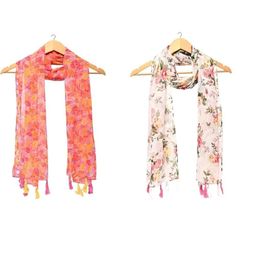 StoleVilla Floral Chiffon Stoles-image-24