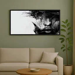 999Store Grey & Black 1 Piece Canvas Other Wall Paintings-image-90