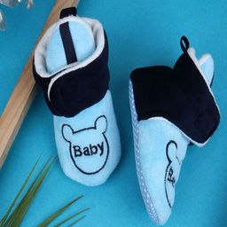 Star Fish Unisex Kids Cotton Booties-image-97