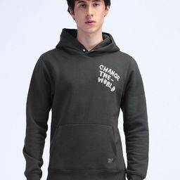 Flying Machine Men Printed Hooded Sweatshirt-image-89