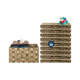 Aura Brown Set of 6 Regular Drawer Organiser Organisers-34