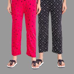 TRENDY WORLD Pack of 2 Printed Pyjamas-image-84