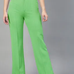 Kotty Women Relaxed High-Rise Trousers-image-93