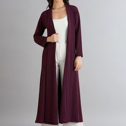 Smarty Pants Lightweight Antimicrobial Longline Open Front Jacket-picture-5