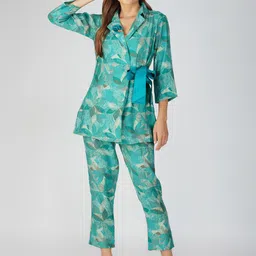 Bindigasm Printed Blazer With Trousers Co-Ords-image-13