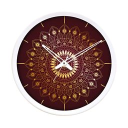 Aura Multicoloured & Multicoloured Printed Contemporary Wall Clock-15