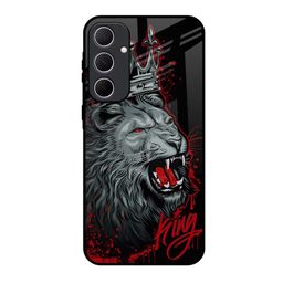 QRIOH Red Lion King Glass Case for Samsung Galaxy A35 5G Mobile Accessories-image-52