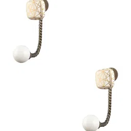 IndianShelf 2 Pcs Ceramic Square Cloth Hangers Hooks for Kitchen-image-34