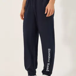 Styli Men Printed Relaxed-Fit Pure Cotton Joggers-image-45