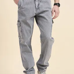 STUDIO NEXX Men Straight Fit Mid-Rise Heavy Fade Jeans-image-94