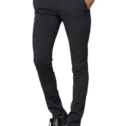 ATLANCE Men Cotton Slim Fit Formal Trousers-image-3