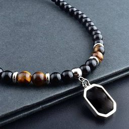kazare Men Rhodium-Plated Antique Chain-35